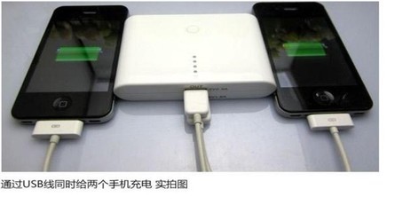 雙U12000毫安移動電源 IPHONE4/4S與IPAD的理想充電伴侶