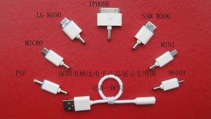 供應(yīng)手機(jī)應(yīng)急充轉(zhuǎn)接頭 多功能USB與3.5DC轉(zhuǎn)接頭解決方案